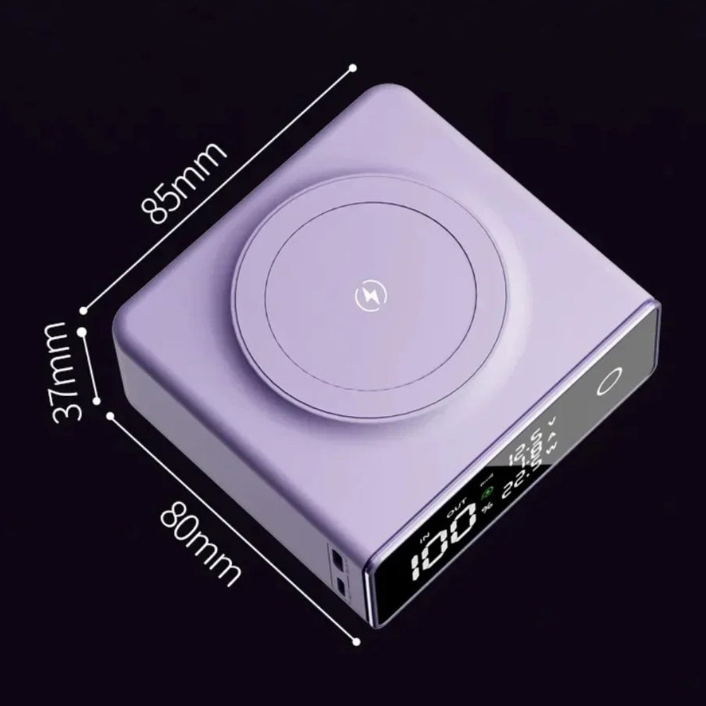 CYKE Q7 20000mAh Power Bank Digital Display 15W Phone Magnetic Wireless Charger CYKE Q7 20000mAh Power Bank Digital Display 15W Phone Magnetic Wireless Charger